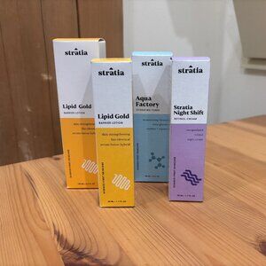 Stratia - Set of 4 - Lipid Gold x2 + Night Shift + Aqua Factory